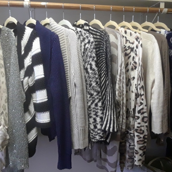 Chico's Sweaters - Lot of 13 pcs. of Chico's size 1 cardigans etc.